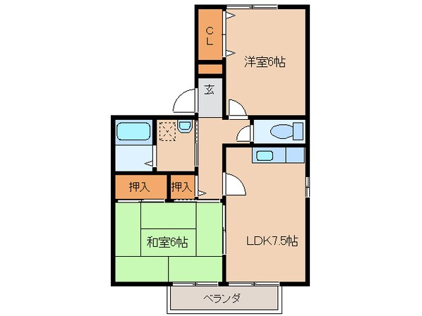 シャルマンコートの物件間取画像